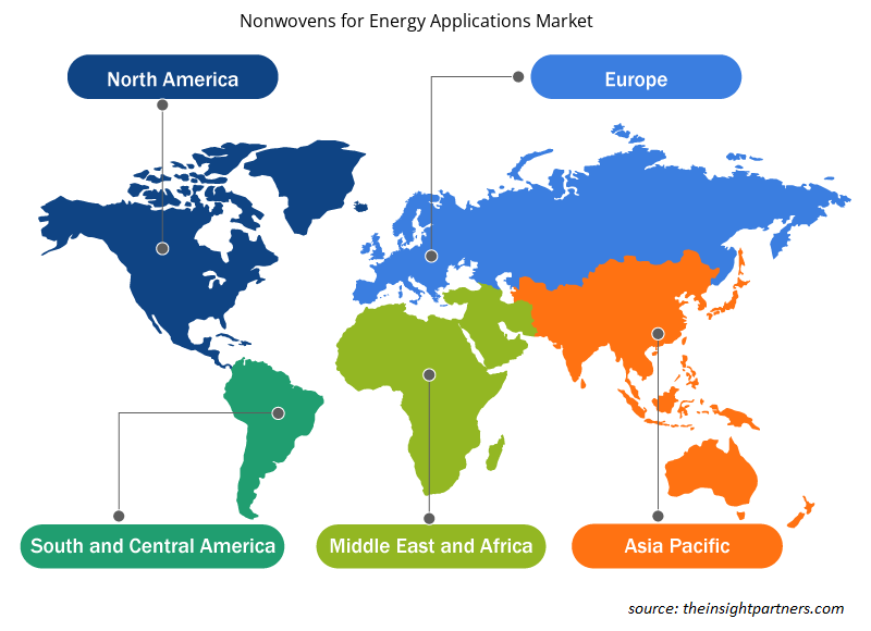 Markt für Vliesstoffe für Energieanwendungen – globale Geographie